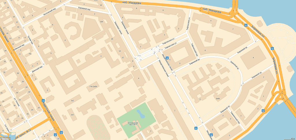 Университетский городок (яндекс-карты)