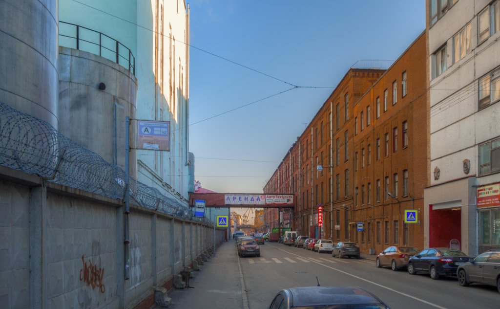 Кожевенная линия, дома 30-34, кожевенный завод Брусницыных, фабрика им. В. Слуцкой.