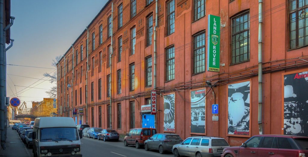 Кожевенная линия, дом 30: Фабрика «Я. Лютш», завод «Северный текстиль», бывший кожевенный завод Брусницыных.